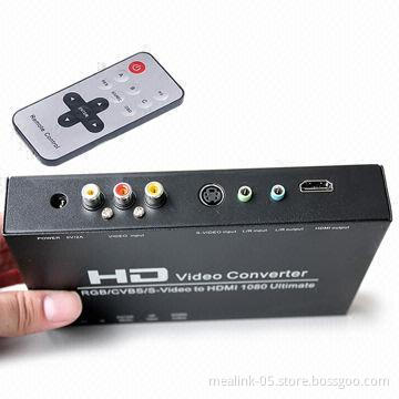 AV to HDMI Converter without Drive Software, Supports Plug-and-play Function